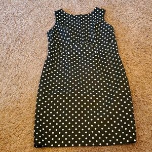 Black Merona Polka Dot Sheath